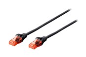 Verkkokaapelit - DIGITUS Professional patch cable - 2 m - black - Musta - 2m - DK-1617-020/BL