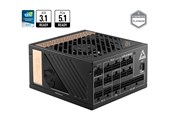 Virtalähde - MSI MEG Ai1300P PCIE5 Virtalähde - 1300 Watt - 120 mm - ATX 3.1 - 80 Plus Platina sertifioitu - MEG Ai1300P PCIE5