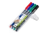 Kirjoitus- ja piirustustarvikkeet - Staedtler Yleiskynä Lumocolor perm B 4 kpl - 314 WP4
