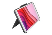 Näppäimistöt - Logitech Combo Touch for iPad 10.9" (10th gen) - Oxford Grey - UK - Näppäimistö & Foliosetti - Englanti (UK) - Harmaa - 920-011441