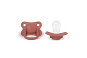 Vauvatarvikkeet - Filibabba Pacifiers 2-pack - Coral +6 months - FI-PH056