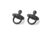 Vauvatarvikkeet - Filibabba Silicone pacifier 2-pack - Stone grey - FI-01671