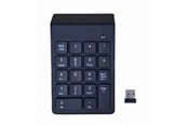 Näppäimistöt - Gembird Numeric keypad - wireless - Numeroryhmän - Musta - KPD-W-02
