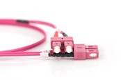 Verkkokaapelit - DIGITUS Fiber Optic Multimode Patch Cord - 3m - 3m - DK-2522-03-4