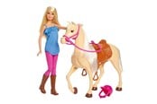 Nuket & tarvikkeet - Barbie Nukke ja hevonen leikkisetti - FXH13