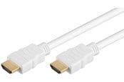Näyttökaapeli - Pro HDMI 2.0 - 7.5m - Valkoinen - HDMI20W-7.5