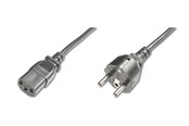 Sisäiset virtakaapelit - DIGITUS Power Cord Type-F (CEE 7/7) til IEC C13 - AK-440110-012-S