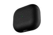 Kuulokkeet - KeyBudz Artisan Sarja Leather Case - Handcrafted Leather Case for your Airpods 3 - AP3_S3_BLK