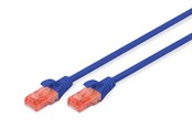 Verkkokaapelit - DIGITUS CAT 6 U-UTP Patch Cord - 3m - Sininen - 3m - DK-1612-030/B