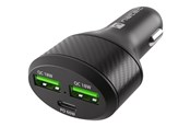 Puhelin - Adapterit & Laturit - Natec Coney car power adapter - 2 x USB 24 pin USB-C - NUC-1981