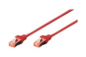 Verkkokaapelit - DIGITUS Professional patch cable - 1 m - red RAL 3020 - 1m - DK-1644-010/R
