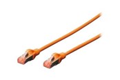 Verkkokaapelit - DIGITUS patch cable - 50 cm - orange RAL 2008 - 0.5m - DK-1644-005/OR