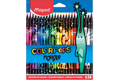 Kirjoitus- ja piirustustarvikkeet - Maped Color'Peps Monster Väri pencils x24 - 862624