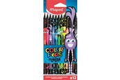 Kirjoitus- ja piirustustarvikkeet - Maped Color'Peps Monster Colour pencils x 12 - 862612