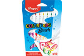 Kirjoitus- ja piirustustarvikkeet - Maped Color'Peps Brush Felt-pens x10 - 848010