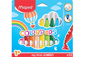 Kirjoitus- ja piirustustarvikkeet - Maped Color'Peps Minun ensimmäiset jättikokoiset huopakynät x12 - 846020