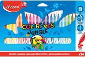 Kirjoitus- ja piirustustarvikkeet - Maped Color'Peps Jungle Felt-pens x24 - 845422