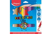 Kirjoitus- ja piirustustarvikkeet - Maped Color'Peps Star Colour pencils x24 - 183224