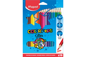 Kirjoitus- ja piirustustarvikkeet - Maped Color'Peps Star colour pencils x18 - 183218