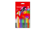 Kirjoitus- ja piirustustarvikkeet - Penol Colour pencils Jumbo Duo x12 - 16000116