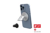Puhelin - Muut lisävarusteet - Just Mobile AluDisc Go - Omni-Directional Magnetic Aluminum Car Mount (vent insert & dashboard base included) - ST-510SI