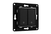 Smart Home - Älykoti - Shelly Wall Switch 2 Musta - WS2 black