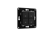 Smart Home - Älykoti - Shelly Wall Switch 4 - Musta - WS4 black