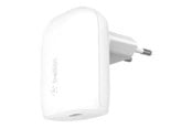Puhelin - Adapterit & Laturit - Belkin BOOST CHARGE Teho adapter - PPS technology - 24 pin USB-C - 30 Watt - WCA005VFWH