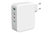 Puhelin - Adapterit & Laturit - Deltaco USBC-GAN04 Teho adapter - GaN technology - USB 24 pin USB-C - 130 Watt - USBC-GAN04