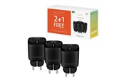 Smart Home - Älykoti - Hombli Smart Socket (EU) Promo Pack 2+1 Musta - HBPP-0205