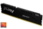 RAM - Kingston FURY Beast DDR5-5600 - 32GB - CL36 - Single Channel (1 pcs) - AMD EXPO & Intel XMP - Musta - KF556C36BBE-32
