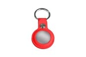 Puhelin - Muut lisävarusteet - Light Solutions Airtag Key Ring - Leather - Punainen - 5714255006803