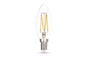 Lamput - HiluX LED-lamppu E14 - K2 Candle bulb - Clear - 5.2W - 470lm - 2700K - CRI97 - Himmennettävä E14 - 5714255004991