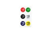 Smart Home - Älykoti - Light Solutions NFC tag - NTAG213 - colored stickers - 6 pcs - 5714255004151