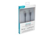 Verkkokaapelit - DIGITUS patch cable - 1 m - black - Musta - 1m - DB-160144-010-S