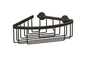 Kylpyhuoneen lisätarvikkeet - tesa Aluxx Musta corner basket self-adhesive - 40505-00000-00