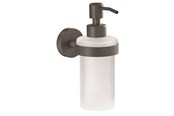Kylpyhuoneen lisätarvikkeet - tesa Moon Harmaa soap dispenser self-adhesive - 40584-00000-00