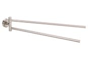 Kylpyhuoneen lisätarvikkeet - tesa Moon Keinu two-armed towel holder self-adhesive - 40303-00000-00