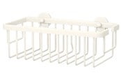 Kylpyhuoneen lisätarvikkeet - tesa Moon Valkoinen basket single self-adhesive - 40577-00000-00