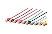 Verkkokaapelit - DIGITUS patch cable - 10 m - black - Musta - 10m - DK-1644-100/BL