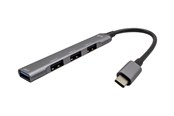 USB hub - I-Tec - keskittimen - 4 porttia USB hub - 4 porttia - Harmaa - C31HUBMETALMINI4