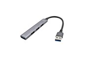USB hub - I-Tec USB 3.0 metallinen keskusyksikkö USB hub - 4 porttia - Harmaa - U3HUBMETALMINI4
