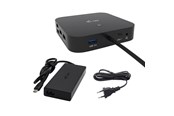 Telakointiasemat - I-Tec USB-C HDMI Dual DP Docking Station with Power Delivery 100 W + i-tec Universal Charger 100 W - C31TRI4KDPDPRO100