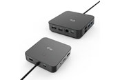 Telakointiasemat - I-Tec Docking Station - USB-C/USB4/Thunderbolt - HDMI + 2-Port DP - 100W PD - C31TRI4KDPDPRO100