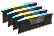 RAM - Corsair Vengeance RGB DDR5-6200 - 64GB - CL32 - Quad Channel (4 pcs) - Intel XMP - Musta RGB - CMH64GX5M4B6200C32