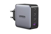 Puhelin - Adapterit & Laturit - UGREEN Nexode GaN 100W Quad USB Charger - Black - 40747