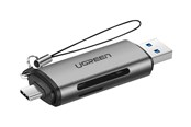 Muistikortinlukijat - adapterit ja kortinlukijat - UGREEN USB 3.0 TypeA & C -kortinlukija - 50706