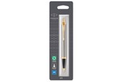 Kirjoitus- ja piirustustarvikkeet - Parker IM Ballpoint Pen | Brushed Metal | Medium Point Blue Ink Refill - 1975559