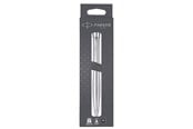 Kirjoitus- ja piirustustarvikkeet - Parker Urban Twist Ballpoint Pen | Metro Metallic with Chrome Trim | Medium Point Blue Ink Refill - 2150860