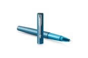 Kirjoitus- ja piirustustarvikkeet - Parker Vector XL Rollerball Pen | Metallic Teal Lacquer on Brass | Fine Point with Black Ink Refill | Gift Box - 2159776